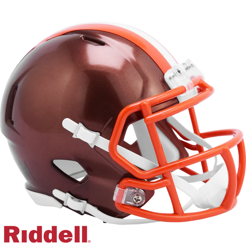 Cleveland Browns Riddell LUNAR Alternate Revolution Speed Mini Football  Helmet