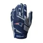 Gants NFL Stretch Fit pour jeunes receveurs - New England Patriots