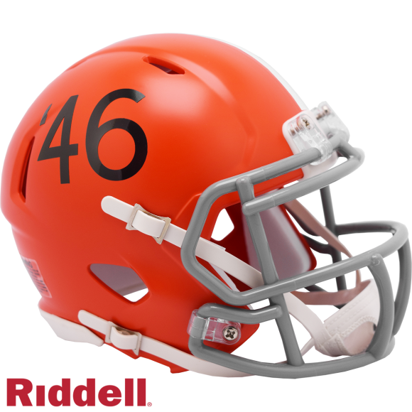 Cleveland Browns Riddell Flat White Alternate Revolution Speed Authentic  Football Helmet