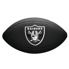 Mini balón de fútbol americano con logotipo de equipo de la NFL - Las Vegas Raiders