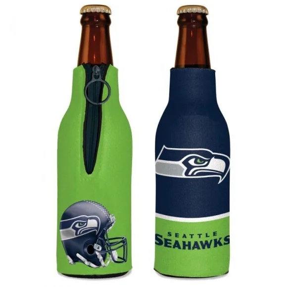 Abrazabotellas de los Seattle Seahawks