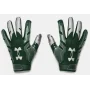 Grüne Under Armour F8 Receiver Handschuhe