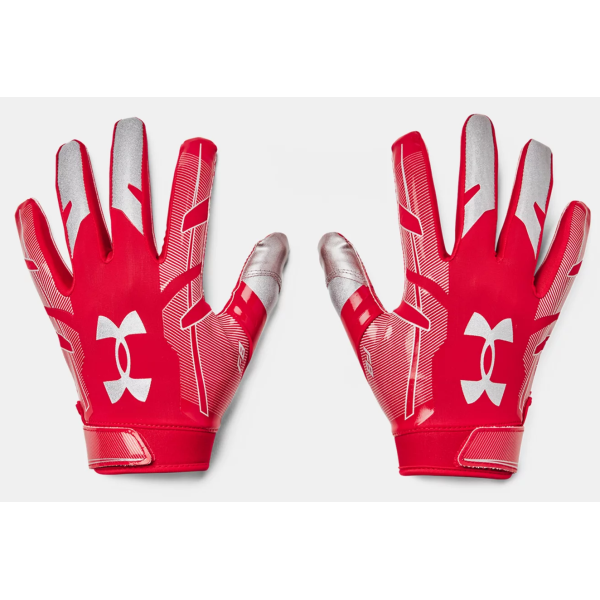 Gants rouges Under Armour F8 Receiver