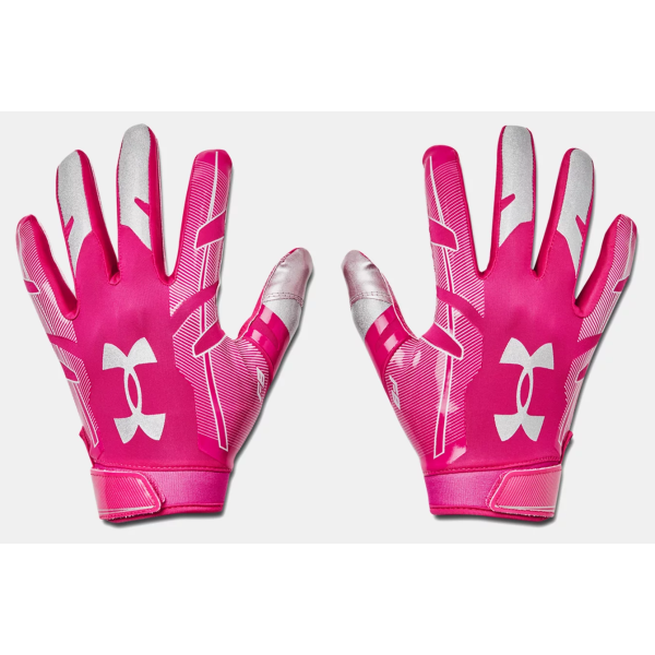 Pink Under Armour F8 Receiver gloves