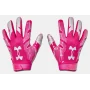 Pink Under Armour F8 Receiver-handsker