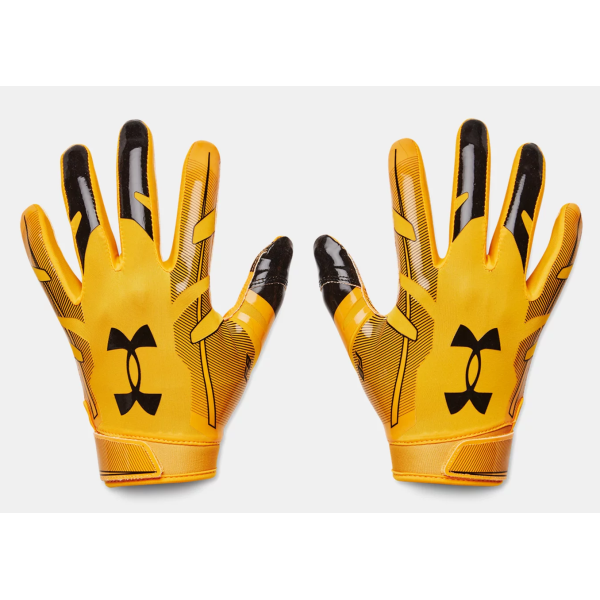 Guanti Under Armour F8 Receiver gialli