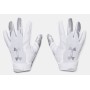 Vita Under Armour F8 Receiver handskar