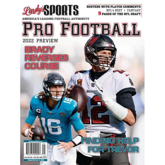 LINDY'S SPORTS 2022 PRO FOOTBALL DRAFT MAGAZINE: Lindy's Sports