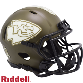Kansas City Chiefs Riddell Salute To Service Speed Mini Hjälm
