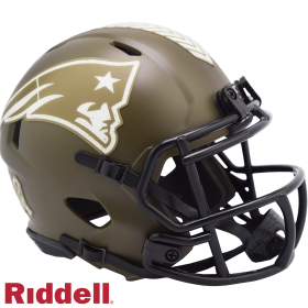 New England Patriots Riddell Salute To Service Speed Mini Hjälm