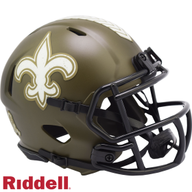 Casco New Orleans Saints Riddell Salute To Service Speed Mini
