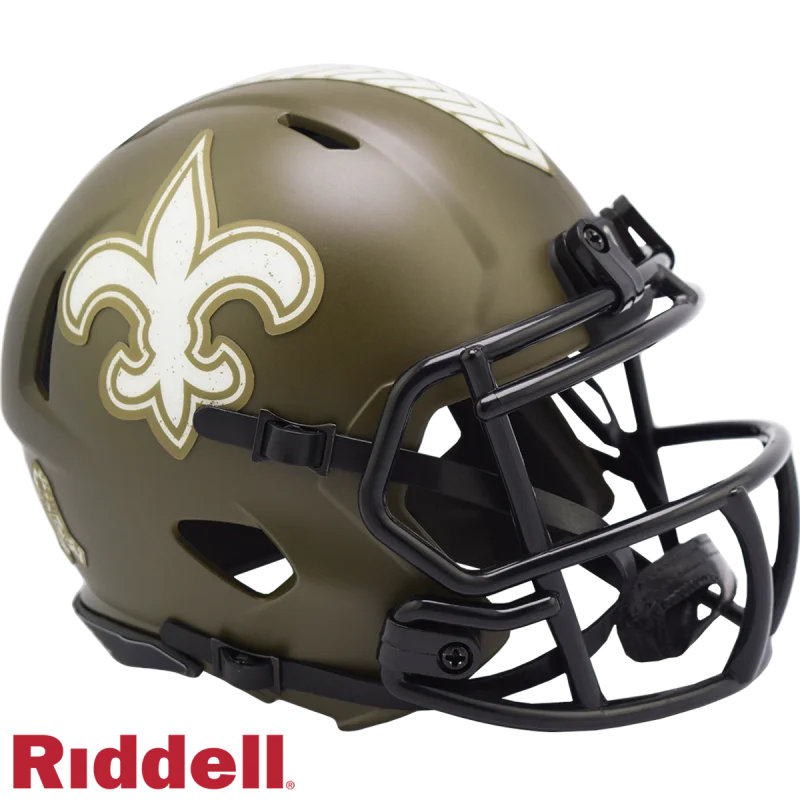 Riddell New Orleans Saints Revolution Speed Mini Helmet