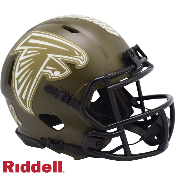 Atlanta Falcons Riddell Salute To Service Speed Mini-hjelm