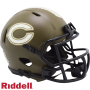 Chicago Bears Riddell Salute To Service Speed Mini-hjelm