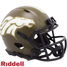 Minicasco Denver Broncos Riddell Salute To Service Speed