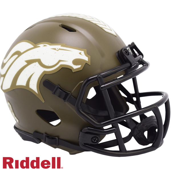 Denver Broncos Riddell Salute To Service Speed Mini-hjelm