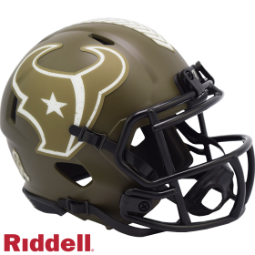 Minicasco Houston Texans Riddell Salute To Service Speed