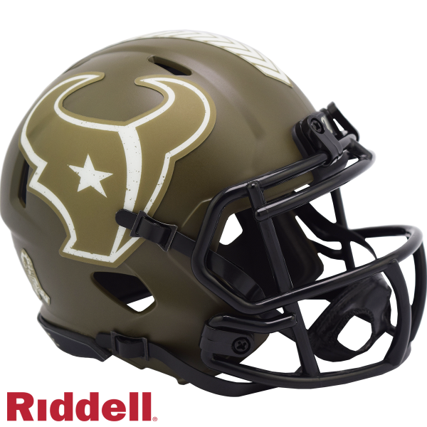 Minicasco Houston Texans Riddell Salute To Service Speed