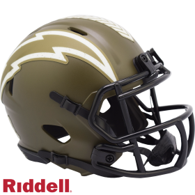Los Angeles Chargers Riddell Salute To Service Mini Casco Speed
