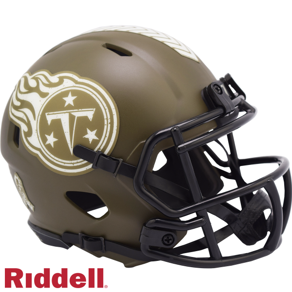Tennessee Titans Riddell Salute To Service Speed Mini Hjälm