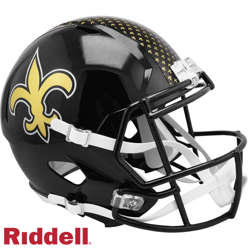 new saints helmet black