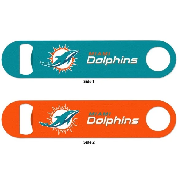 Abrebotellas de metal de los Miami Dolphins