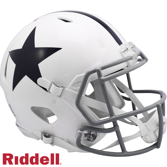 DALLAS COWBOYS NFL Authentic GAMEDAY Football Helmet w/ NIKE Eye Shield