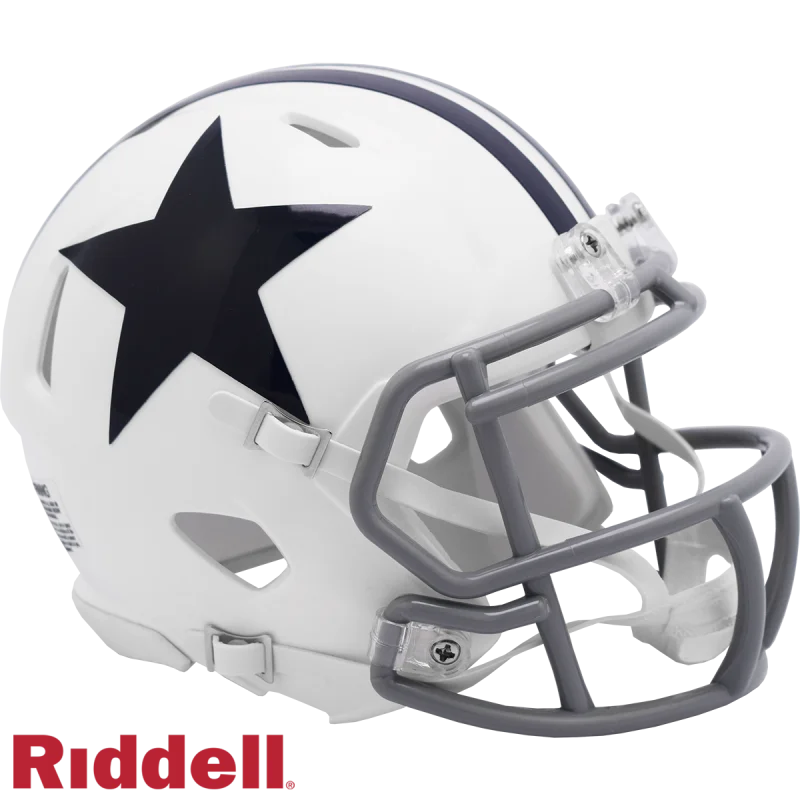 Mini casco de fútbol americano Riddell Dallas Cowboys Revolution Speed