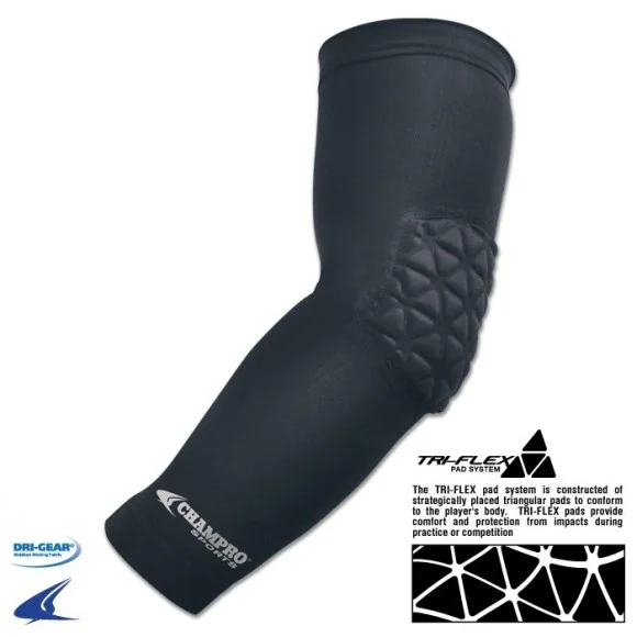 Champro Padded Ellenbogen Ärmel Schwarz