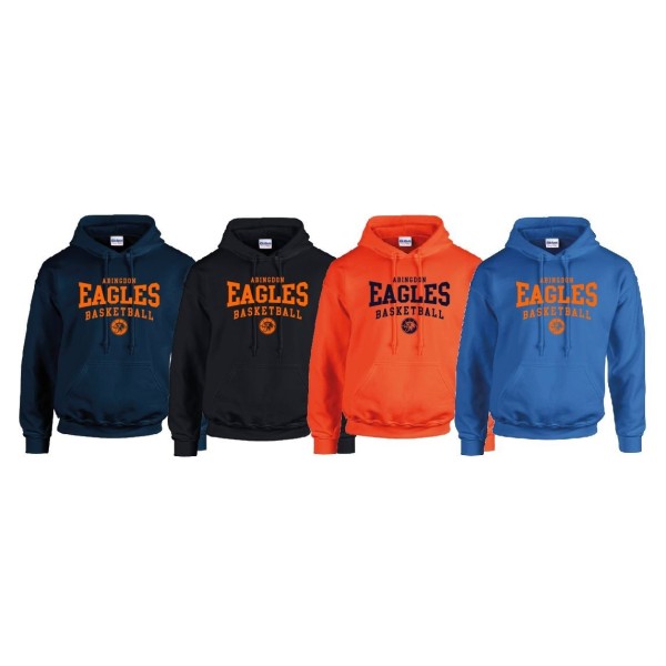 Abingdon Eagles - Custom Ball Logo 2 Hoodie with Name on the back