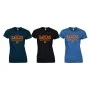 Abingdon Eagles - Women's Custom Ball Logo 2 T Shirt with Name on the back