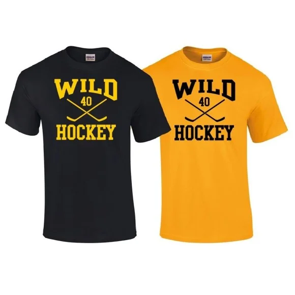 Widnes Wild - Custom Stick Logo T Shirt