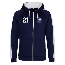 BISHA - Embroidered Sports Performance Zip Hoodie