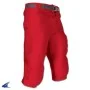 Hose mit geschlitzter Taille Rot