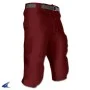 Hose mit geschlitzter Taille Maroon