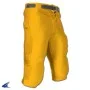 Pantalones de cintura ranurada Amarillo