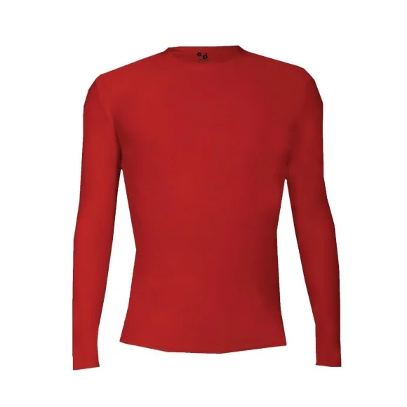 Pro Compression Langarm Top Rot