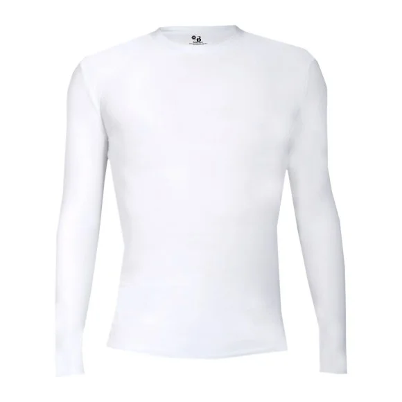 Pro Compression Long Sleeve Top Weiß