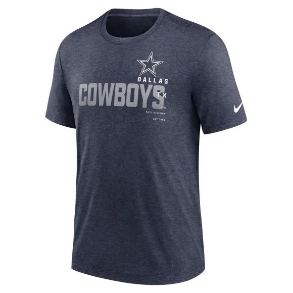 Dallas Cowboys Triblend Nike T-shirt Marinblå