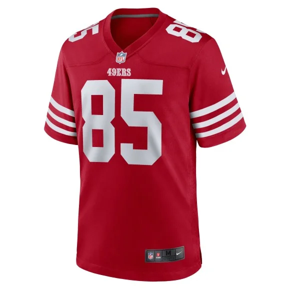 Camiseta Nike de Juego del Equipo San Francisco 49ers - George Kittle - rojo