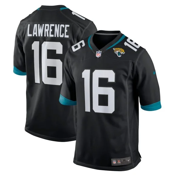 Jacksonville Jaguars Nike Jersey - Trevor Lawrence Svart Fram och Bak