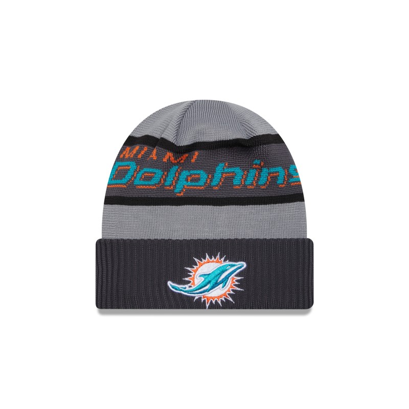 miami dolphins new era knit hat