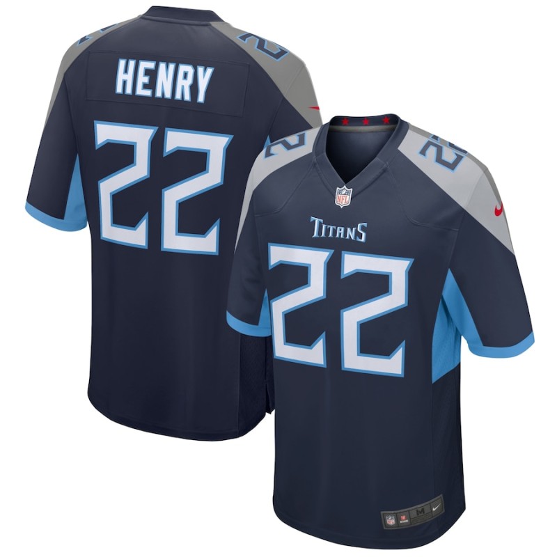 Camiseta de Juego Nike Home de los Tennessee Titans - Derrick Henry