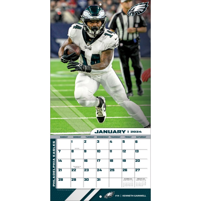 Philadelphia Eagles 2024 Wall Calendar