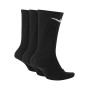 Calcetines Nike Dri-Fit Crew 3 unidades Talón Negro