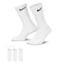 Calcetines Nike Dri-Fit Crew 3 unidades Blanco