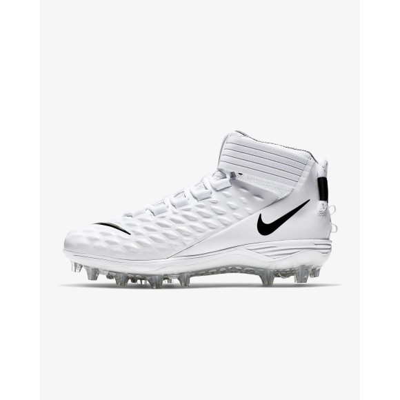 Nike Force Savage Pro 2 Football Cleats White Side