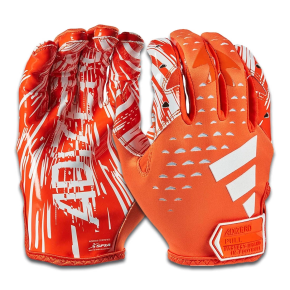 Adidas Adizero 13 Receiver Gloves Orange