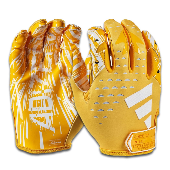 Adidas Adizero 13 Receiver Gloves Yellow