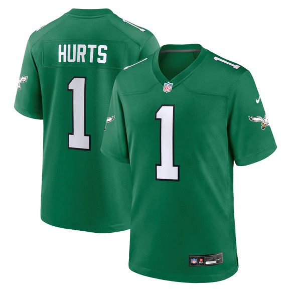 Camiseta Nike Alternativa de Juego de los Philadelphia Eagles - Jalen Hurts